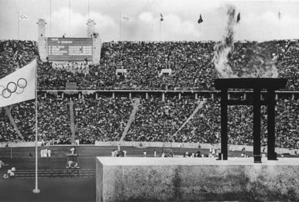 The 1936 Berlin Olympic flame