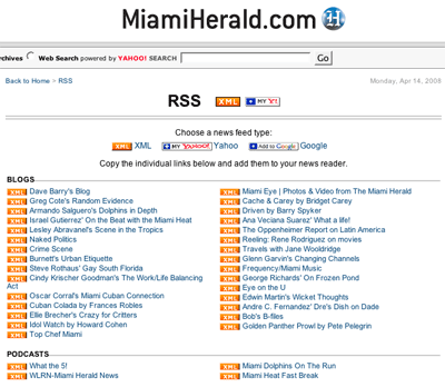 Miami Herald RSS Page
