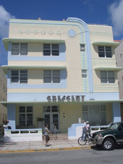 The unfinished Crescent Hotel in Miami