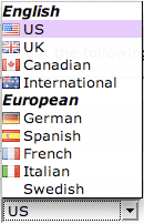 Spellr.us language options