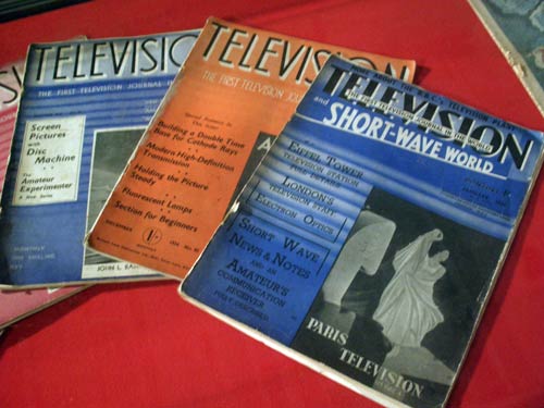 Old television magazines