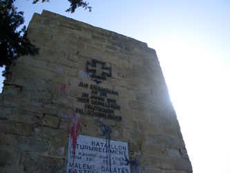 Germaniko Pouli monument in 2006