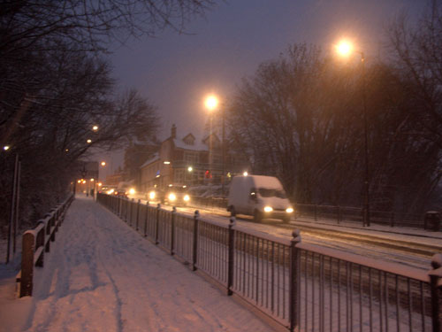 Muswell Hill in the snow