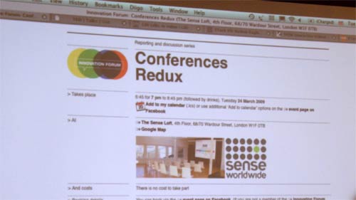 Conference Redux homepage