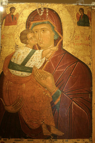 Icon in the Athens Byzantine museum