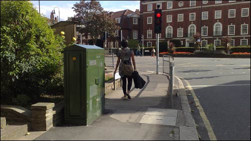 BT fibre broadband box