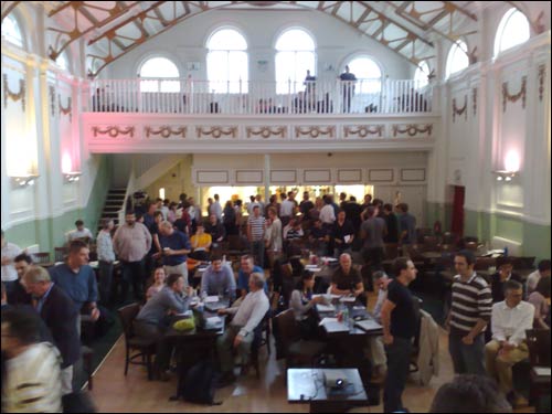 View from the stage at the London Linked Data meet-up