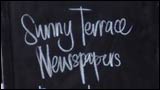 Sunny terrace - newspapers