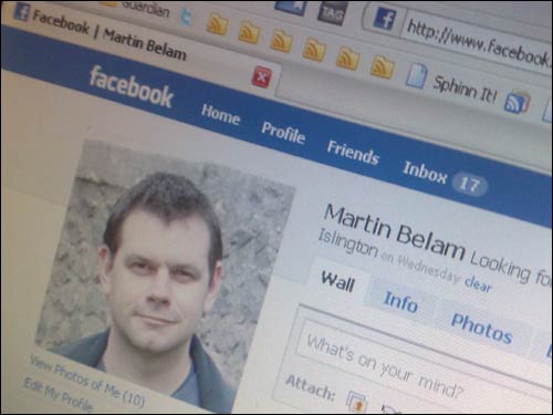 Martin Belam Facebook profile
