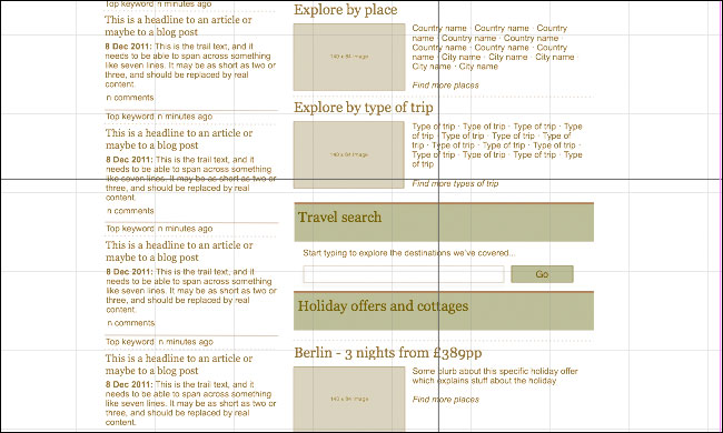 Red/Green wireframes