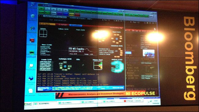 Bloomberg terminal demo