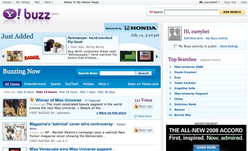 Yahoo! Buzz
