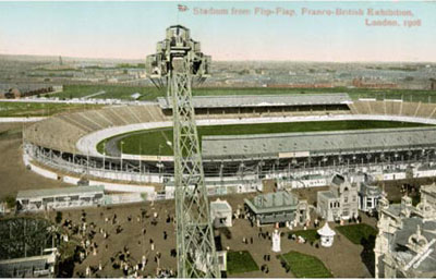 1908 Postcard of the White City Stadium