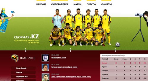 Kazakhstan fan site