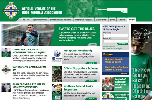 Northern Ireland homepage