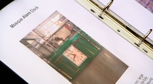The green Mosque Alarm Clock specification on The Apprentice