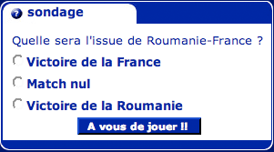 French homepage vote