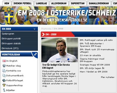 Swedish Euro2008 coverage