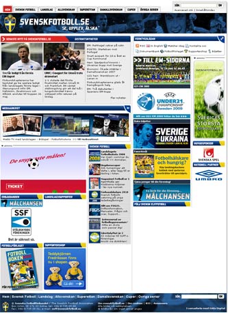 Swedish FA homepage