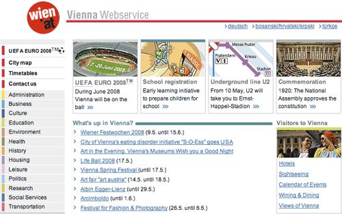Wien Homepage