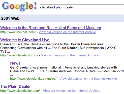 Google Cleveland results