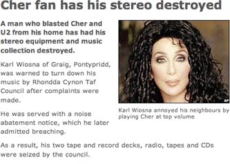 BBC Cher destruction story