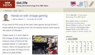 BBC dot.life blog