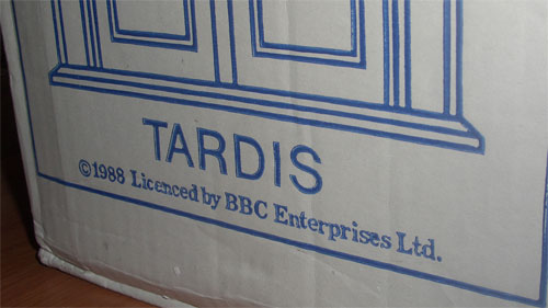 TARDIS licenced by BBC Enterprises