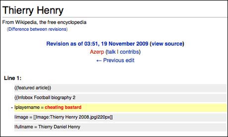 Wikipedia Henry Diff
