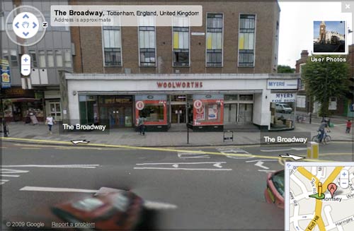 Woolworths on Google Street View