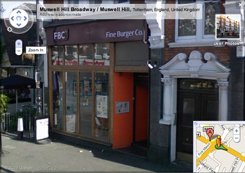 Fine Burger Co on Google Street View
