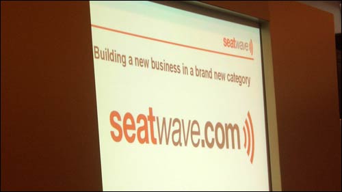 Seatwave title screen at the Ecommerce Expo