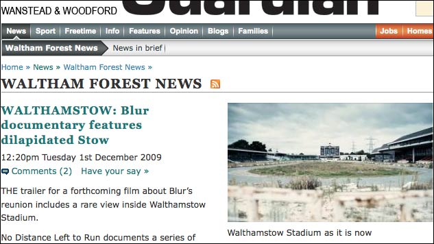 Abandoned Stow in the Waltham Forest Guardian