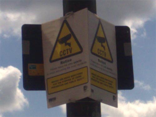 CCTV sign