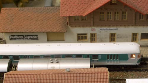Model German station layout