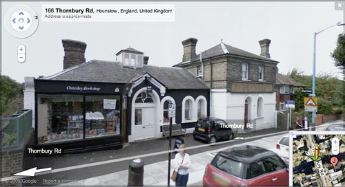 Osterley & Spring Grove station building on Google Street View