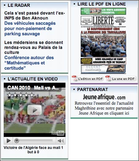 Liberté using YouTube clips