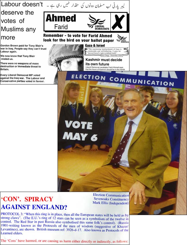 Ill-advised election leaflets