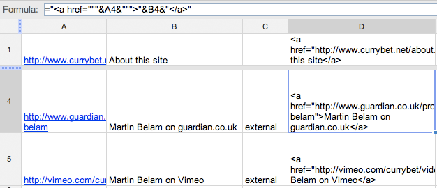 Example spreadsheet image