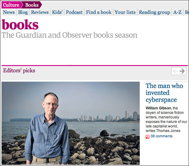 Guardian Books website