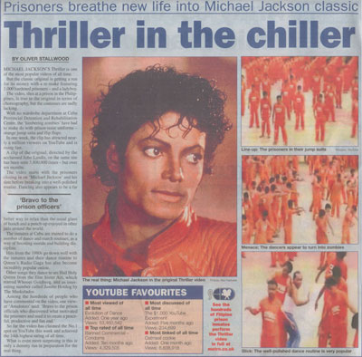 Metro's Thriller in the Chiller article