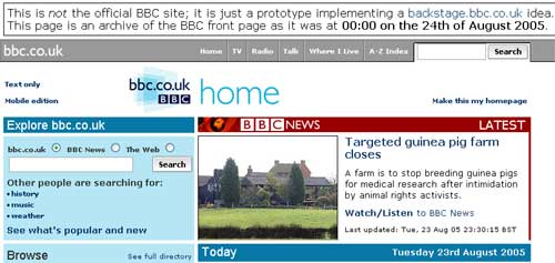 Testing the BBC Homepage's modes - Breaking News