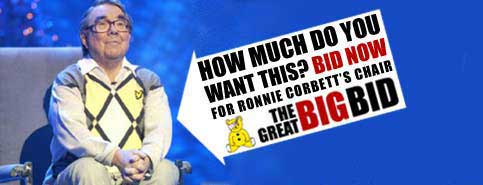 BBC homepage promo to win Ronnie Corbett's chair