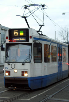Tram in Amsterdam