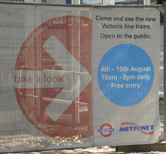 Victoria Line exhibition opening hours