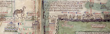 Pilgrim map to Jerusalem