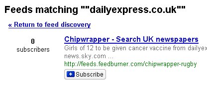 A fruitless search for the Daily Express
