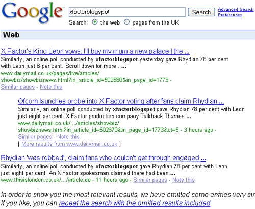 Google search results for xfactorblogspot