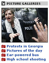Picture gallery links on The Telegraph homepage