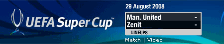 UEFA Super Cup banner